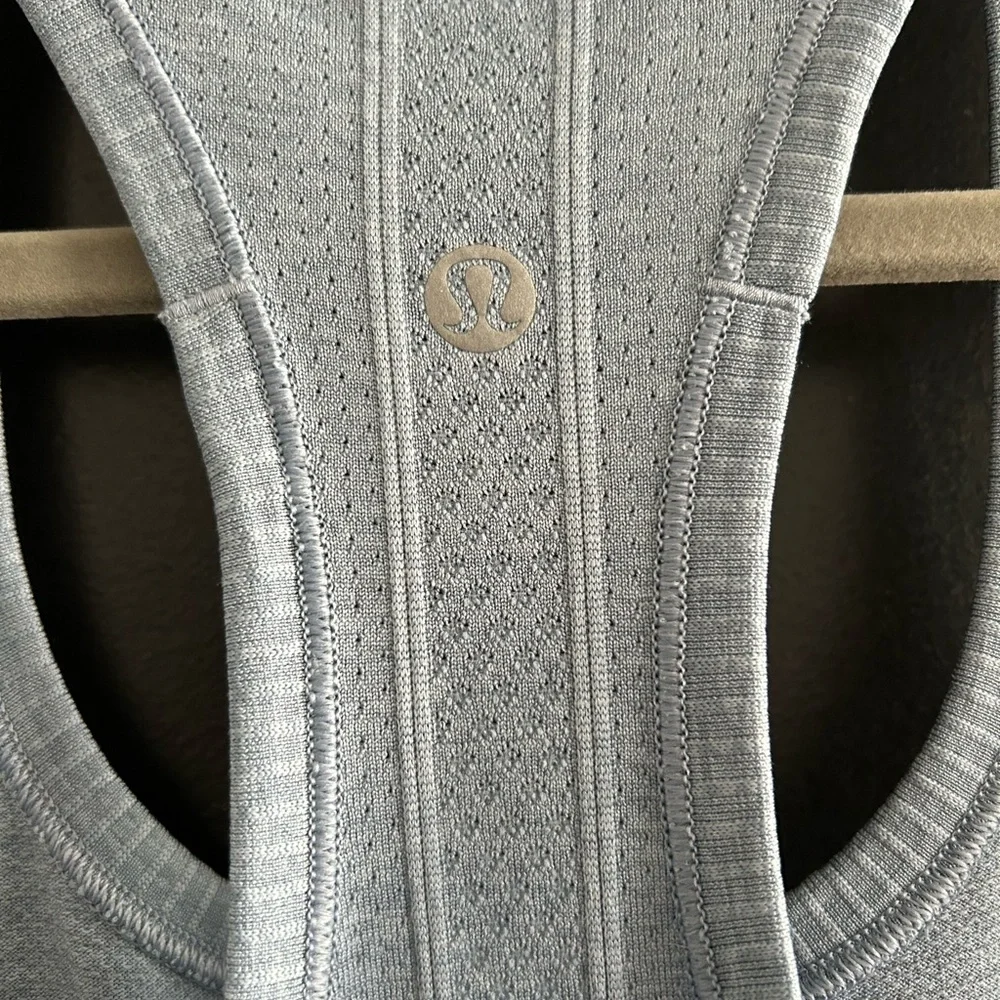 lululemon Light Blue Swifty Tank Top - Picture 3 of 4